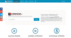 Desktop Screenshot of cubestat.pl