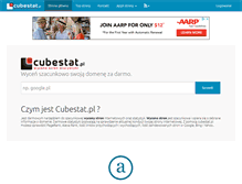 Tablet Screenshot of cubestat.pl